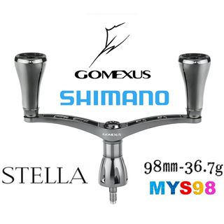 ゴメクサス(GOMEXUS)のゴメクサス 98mm チタン製　シマノ　ダブルハンドル　22ステラ　ツインパワー(リール)