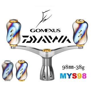 ゴメクサス(GOMEXUS)のゴメクサス 98mm ダブルハンドル ダイワ レグザ ルビアス　チタンゴールド(リール)