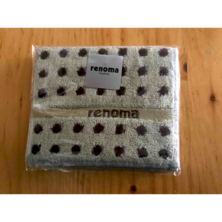 レノマ(RENOMA)のレノマ　タオルハンカチ　タグ付き　未使用(ハンカチ)