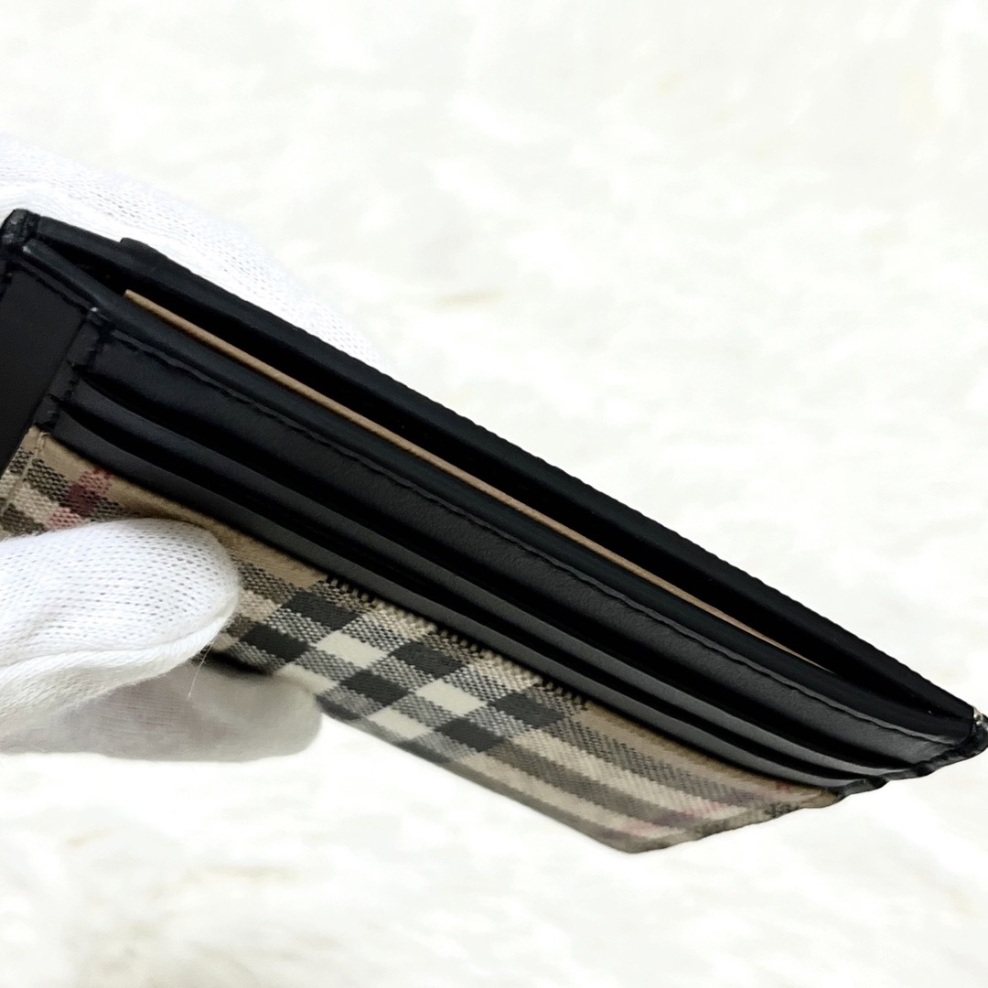 BURBERRY(バーバリー)のBurberry チェック マネークリップ カードケース 財布 メンズ メンズのファッション小物(折り財布)の商品写真