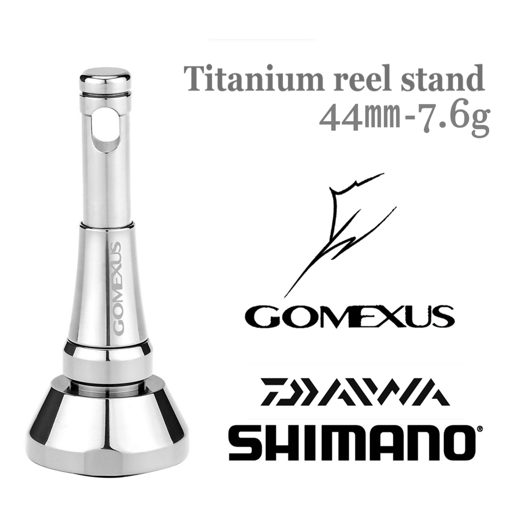 GOMEXUS(ゴメクサス)のゴメクサス 44mm 22ステラ シマノ オールチタン　チタン製　リールスタンド スポーツ/アウトドアのフィッシング(リール)の商品写真