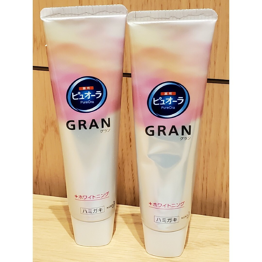 花王(カオウ)の２本組 花王 薬用 ピュオーラ グラン GRAN ＋ホワイトニング 95g(大) コスメ/美容のオーラルケア(歯磨き粉)の商品写真