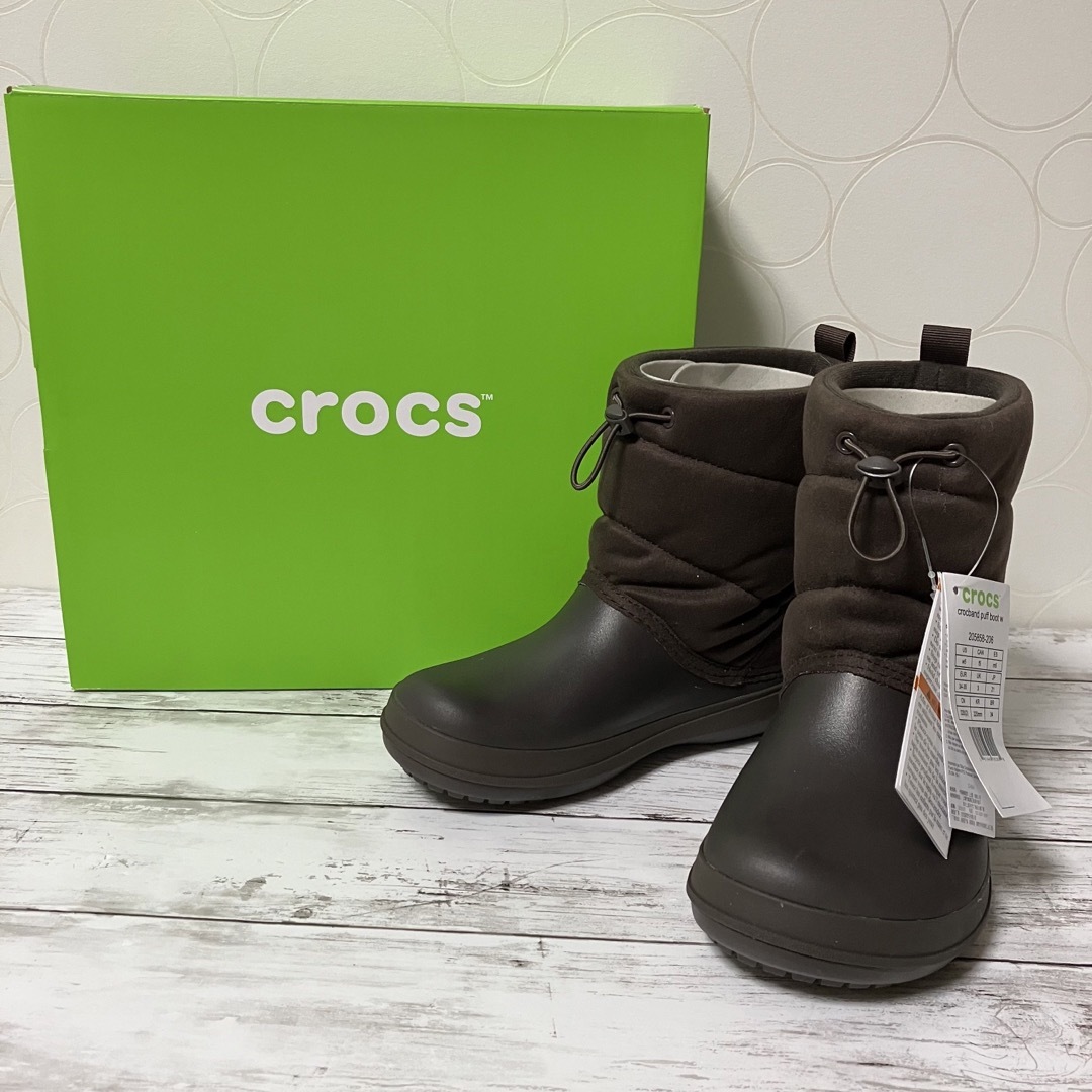 CROSS(クロス)の新品 未使用 クロックス ブーツ 21cm レディース キッズ 子供 crocs レディースの靴/シューズ(ブーツ)の商品写真