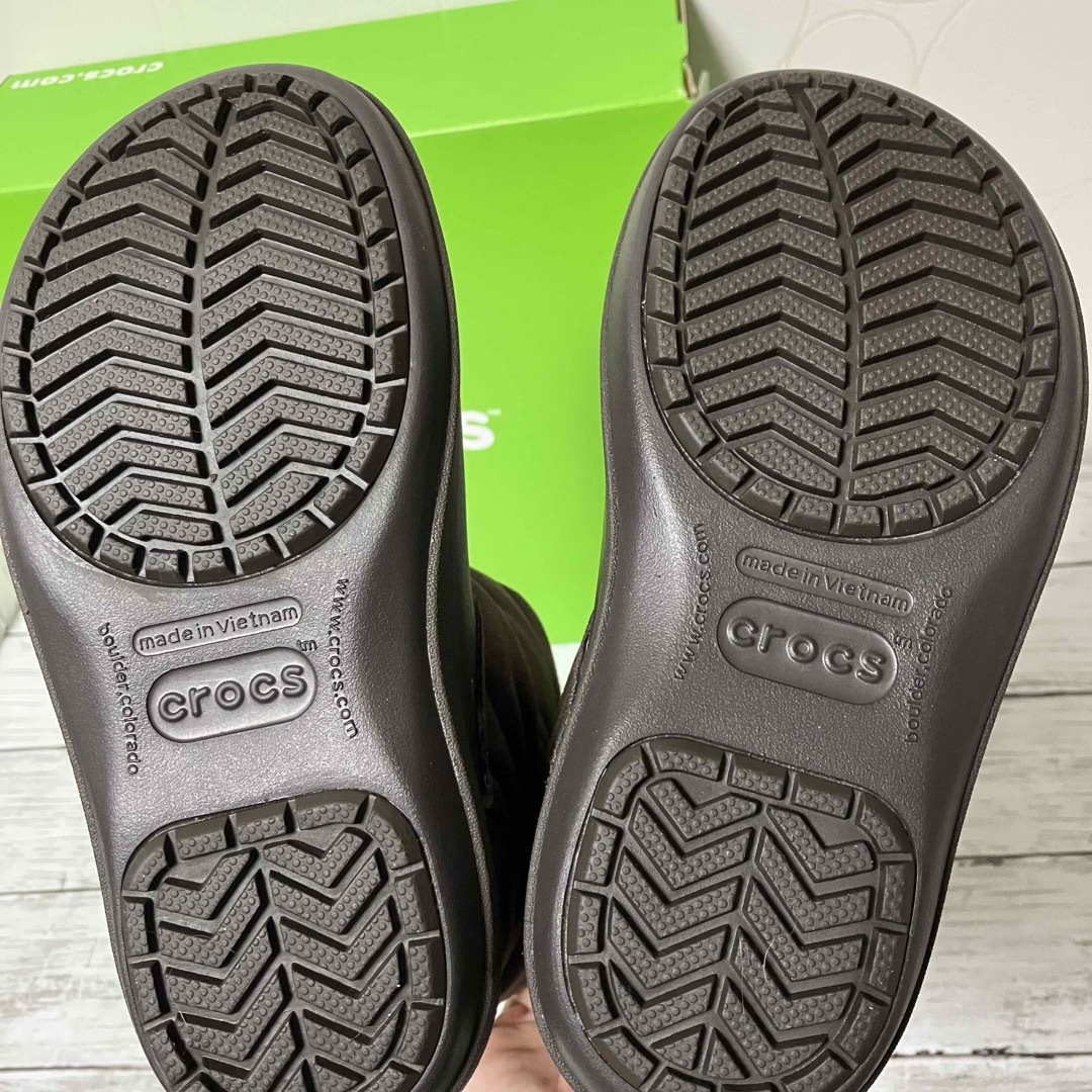 CROSS(クロス)の新品 未使用 クロックス ブーツ 21cm レディース キッズ 子供 crocs レディースの靴/シューズ(ブーツ)の商品写真