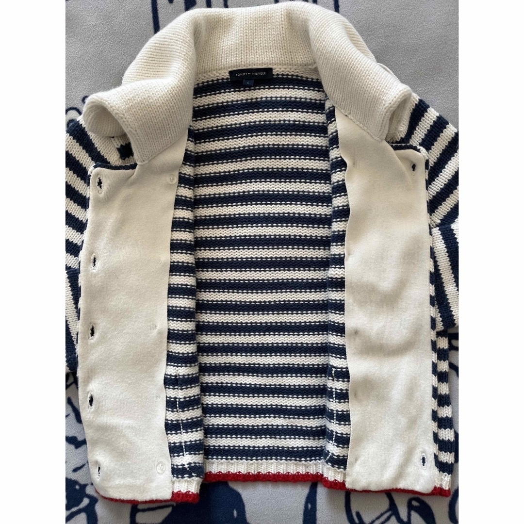 TOMMY HILFIGER(トミーヒルフィガー)のTOMMY HILFIGER カーディガンジャケット キッズ/ベビー/マタニティのキッズ服女の子用(90cm~)(カーディガン)の商品写真