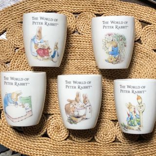 ピーターラビット(PETER RABBIT（TM）)のYAMAKA ピーターラビット　ゆとりカップ5個セット　湯呑み(グラス/カップ)