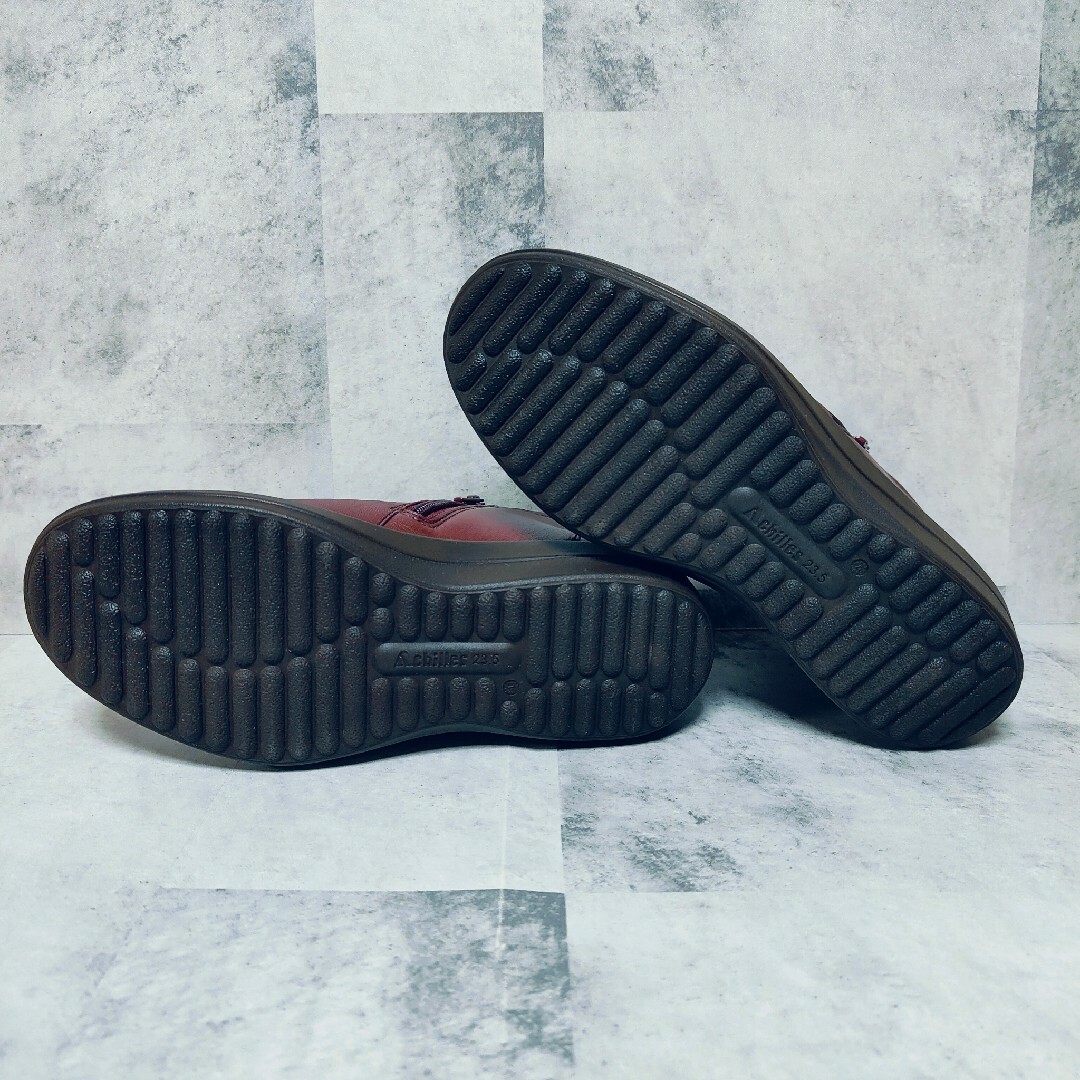 ACHILLES SORBO(アキレスソルボ)の【キリン様専用】美品 アキレスソルボ ショートブーツ 23.5cm EEEE レディースの靴/シューズ(ブーツ)の商品写真