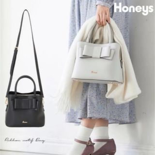 ハニーズ(HONEYS)のリボンモチーフバッグ(ハンドバッグ)