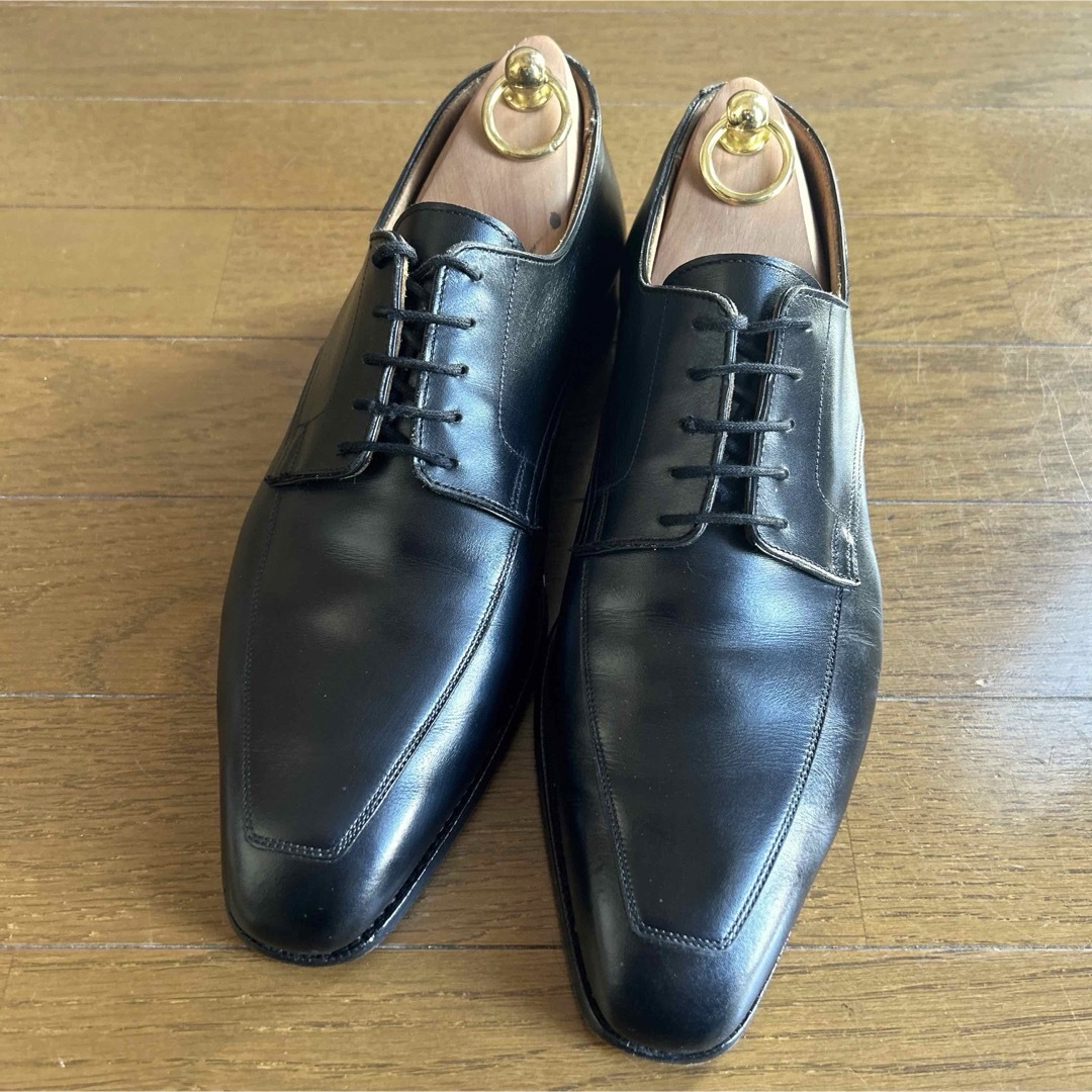 Crockett&Jones(クロケットアンドジョーンズ)の249.CROCKETT&JONES Uチップ Vチップ 別注品 7E メンズの靴/シューズ(ドレス/ビジネス)の商品写真