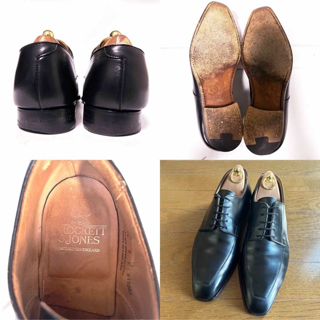 Crockett&Jones(クロケットアンドジョーンズ)の249.CROCKETT&JONES Uチップ Vチップ 別注品 7E メンズの靴/シューズ(ドレス/ビジネス)の商品写真