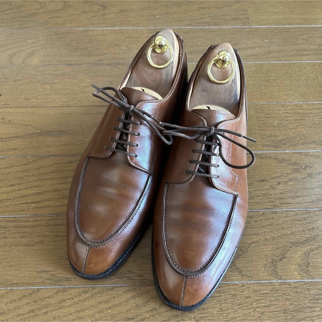 Crockett&Jones(クロケットアンドジョーンズ)の253.CROCKETT&JONES KENSINGTON Uチップ 6.5E メンズの靴/シューズ(ドレス/ビジネス)の商品写真