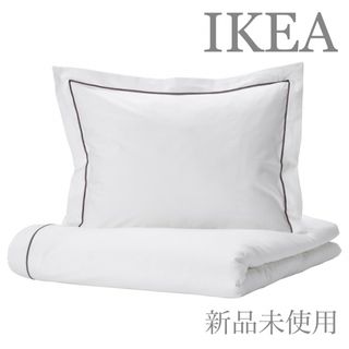 イケア(IKEA)の【新品未使用】シングル掛け布団カバーセットSILVERTISTEL IKEA(シーツ/カバー)