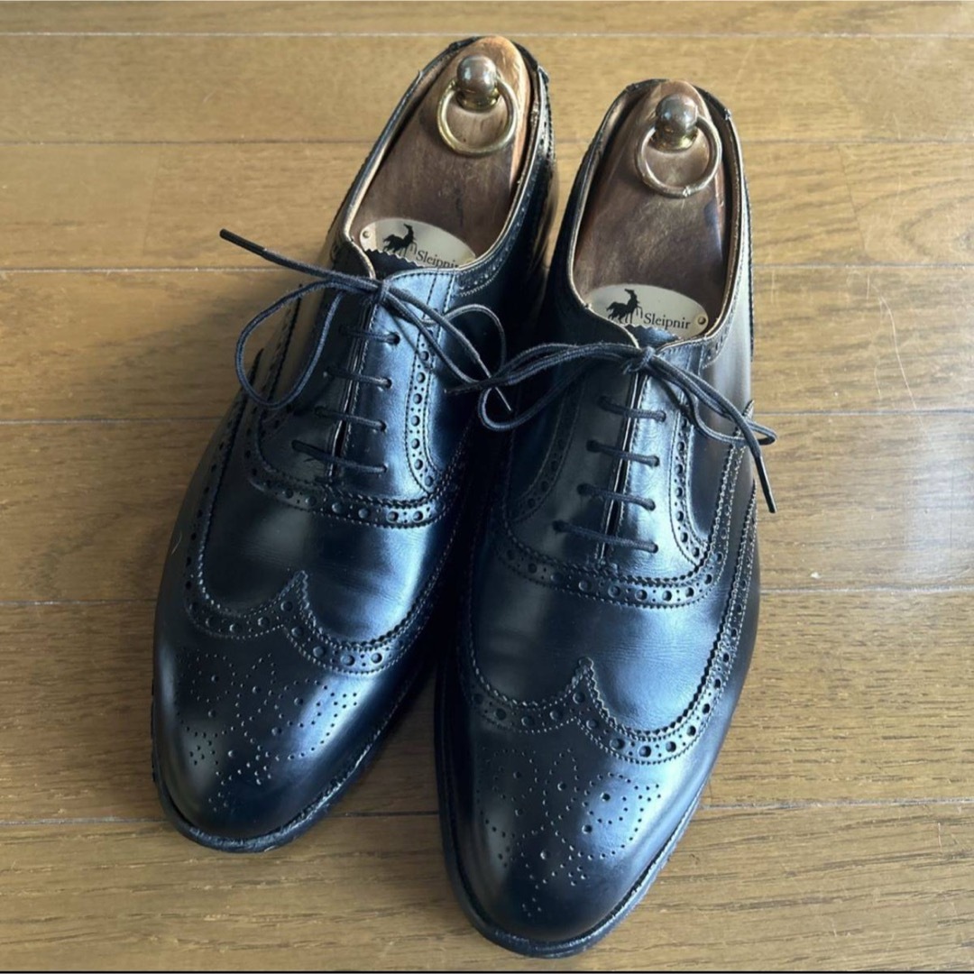 Crockett&Jones(クロケットアンドジョーンズ)の254.CROCKETT&JONES LONDON ウィングチップ8.5E メンズの靴/シューズ(ドレス/ビジネス)の商品写真