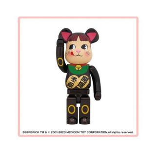 BE@RBRICK ペコちゃん 招き猫 黒メッキ 1000% 新品未使用(フィギュア)