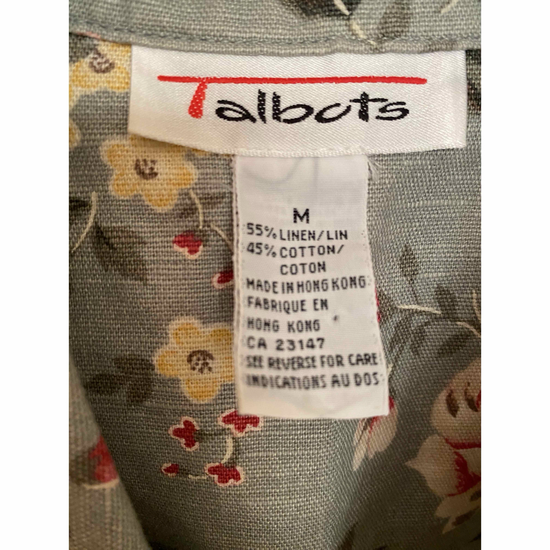 TALBOTS(タルボット)のタルボット　花柄ブルゾン　Ｍサイズ レディースのジャケット/アウター(ブルゾン)の商品写真