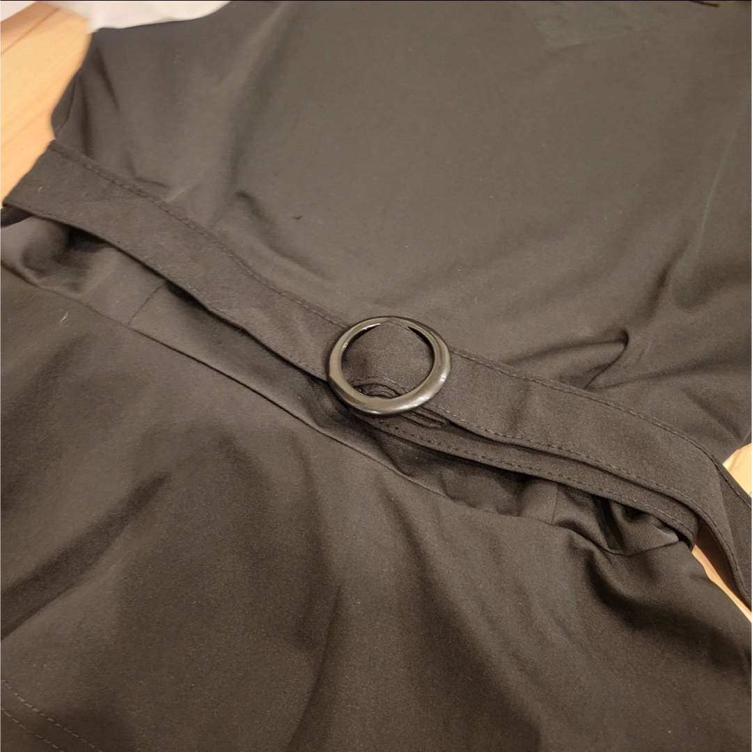 フォーマルスーツ セット 卒業式　入学式　シフォンスリーブ 2XL ブラック 黒 レディースのパンツ(オールインワン)の商品写真
