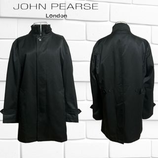 KONAKA - 【 JOHN PEARSE 】ジョンピアース ステンカラーコート 通勤 就活 黒