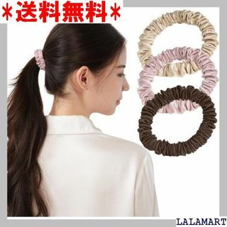 ☆人気商品 Utukky ヘアゴム シュシュ シルク 10 ズ/ブラウン 711(その他)