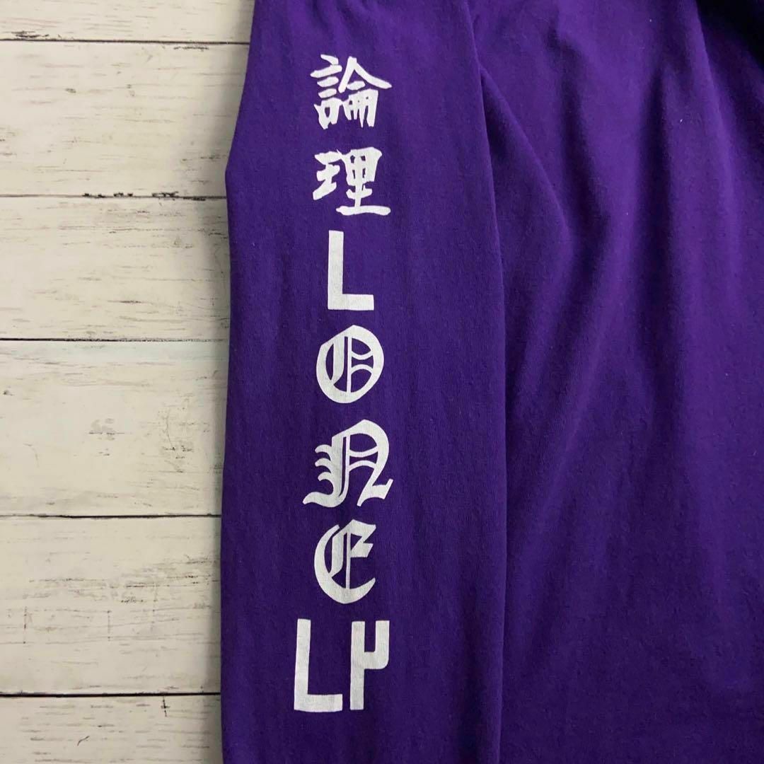 LONELY(ロンリー)の8560【希少XLサイズ】ロンリー論理☆バックプリント ロングtシャツ　人気 メンズのトップス(Tシャツ/カットソー(七分/長袖))の商品写真