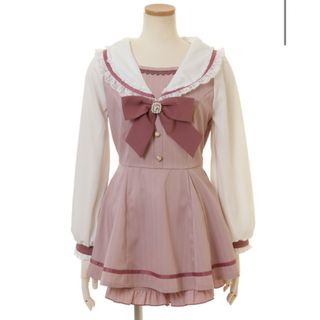 LIZ LISA - ☆リズリサLIZLISA☆ストライプ×エッフェル塔柄ワンピース LIZ LISA - ☆リズリサLIZLISA☆ストライプ×エッフェル塔柄ワンピース