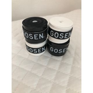 ゴーセン(GOSEN)のGOSEN グリップテープ 4個★迅速発送 白 黒 ゴーセンマイバチ✳︎色変更(その他)