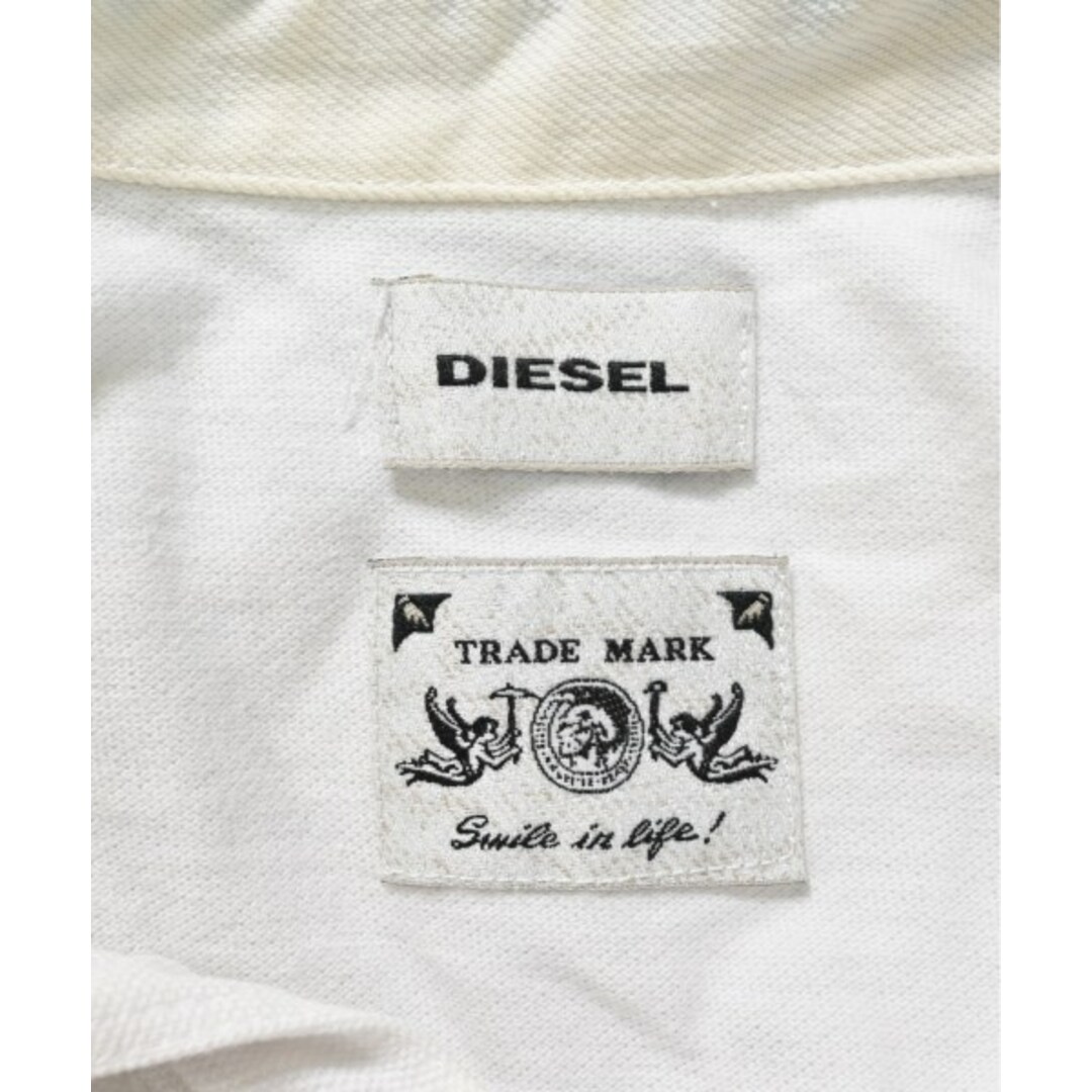 DIESEL(ディーゼル)のDIESEL ディーゼル ポロシャツ M アイボリー 【古着】【中古】 メンズのトップス(ポロシャツ)の商品写真