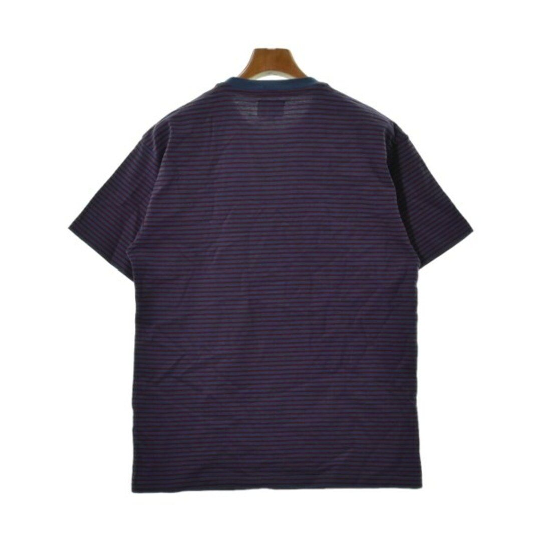 BEAMS(ビームス)のBEAMS ビームス Tシャツ・カットソー S 青x赤(ボーダー) 【古着】【中古】 メンズのトップス(Tシャツ/カットソー(半袖/袖なし))の商品写真