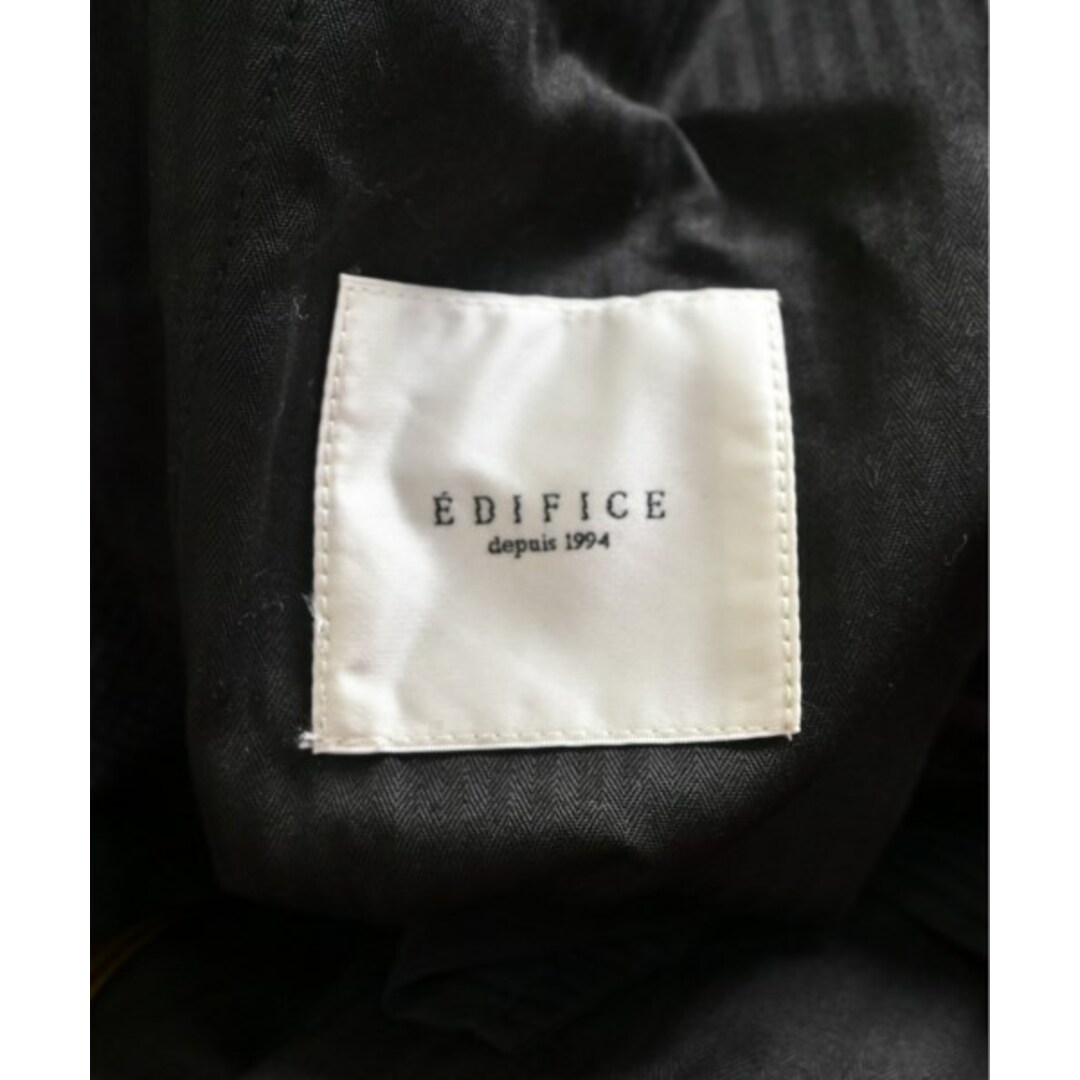EDIFICE(エディフィス)のEDIFICE エディフィス スラックス S グレーx黒系(チェック) 【古着】【中古】 メンズのパンツ(スラックス)の商品写真
