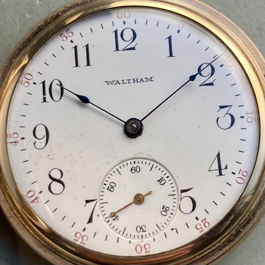 Waltham(ウォルサム)の【動作品】ウォルサム WALTHAM アンティーク 懐中時計 手巻き 米国 メンズの時計(その他)の商品写真