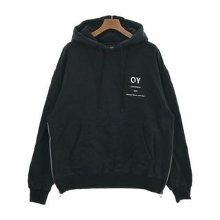 オーワイ(OY)のOY オーワイ パーカー -(M位) 黒 【古着】【中古】(パーカー)