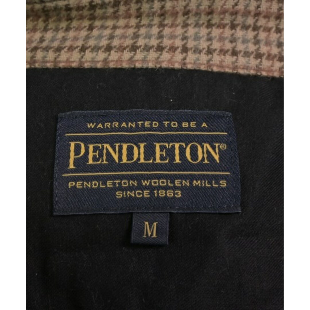 PENDLETON(ペンドルトン)のPENDLETON カジュアルシャツ M ベージュ系x茶xグレー等(総柄) 【古着】【中古】 メンズのトップス(シャツ)の商品写真