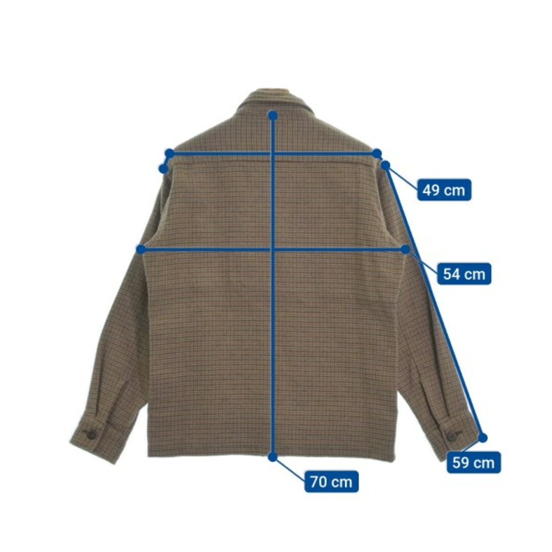 PENDLETON(ペンドルトン)のPENDLETON カジュアルシャツ M ベージュ系x茶xグレー等(総柄) 【古着】【中古】 メンズのトップス(シャツ)の商品写真