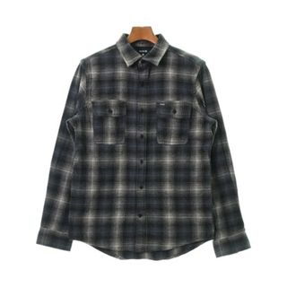 ハーレー(Hurley)のHurley ハーレー カジュアルシャツ S グレーx黒x白系(チェック) 【古着】【中古】(シャツ)