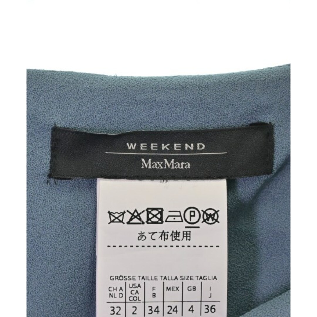MAX MARA WEEK END LINE ワンピース 36(XS位) 水色 【古着】 MAX MARA WEEK END LINE ワンピース 36(XS位) 水色 【古着】