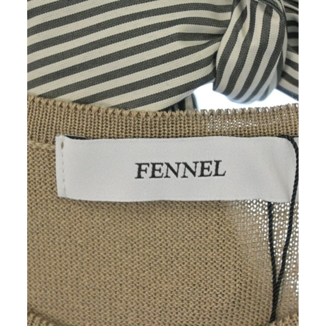 FENNEL フェンネル ニット・セーター M ベージュ 【古着】【中古】 レディースのトップス(ニット/セーター)の商品写真