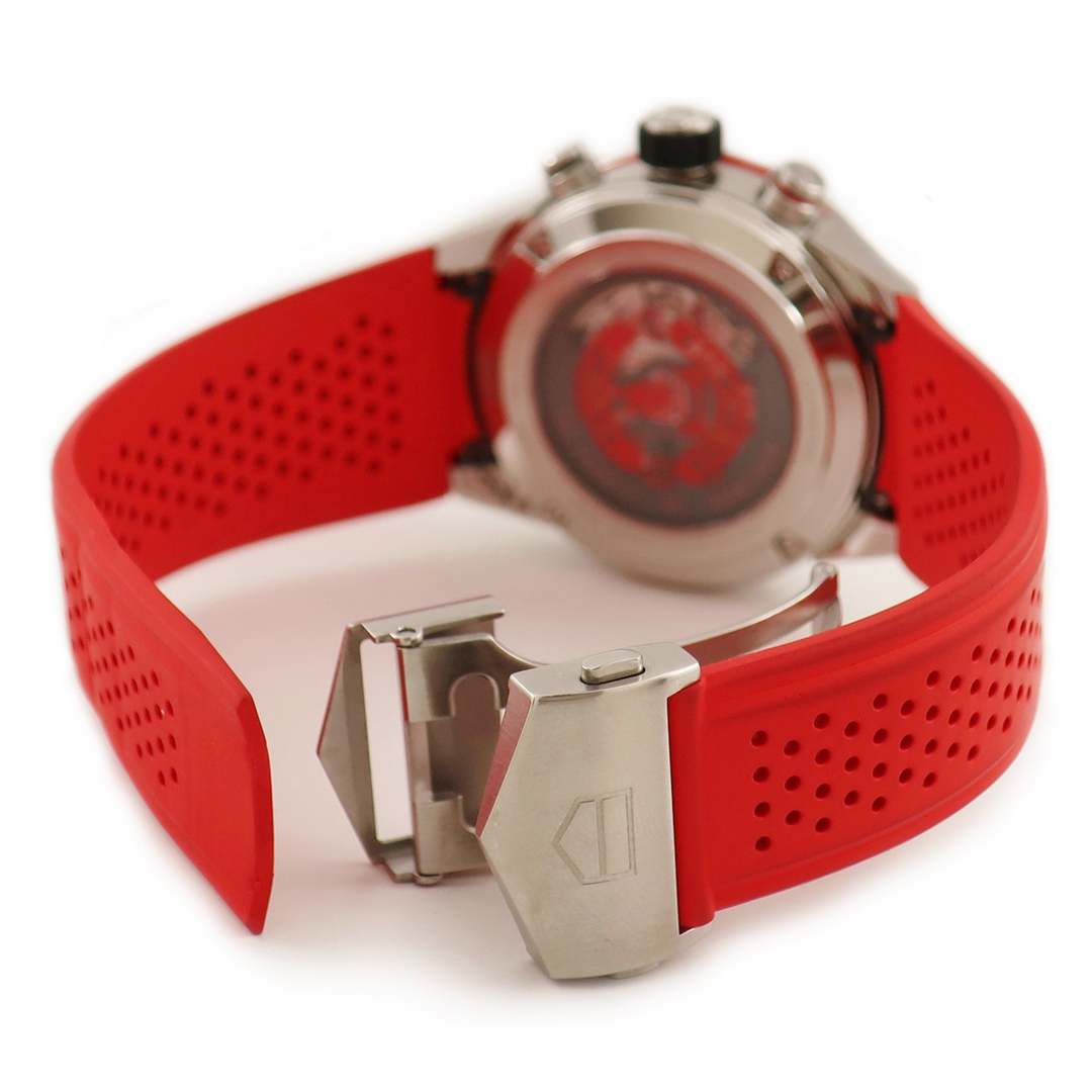 TAG Heuer(タグホイヤー)のタグホイヤー  カレラ ホイヤー01 クロノグラフ マンチェスターユナイ メンズの時計(腕時計(アナログ))の商品写真