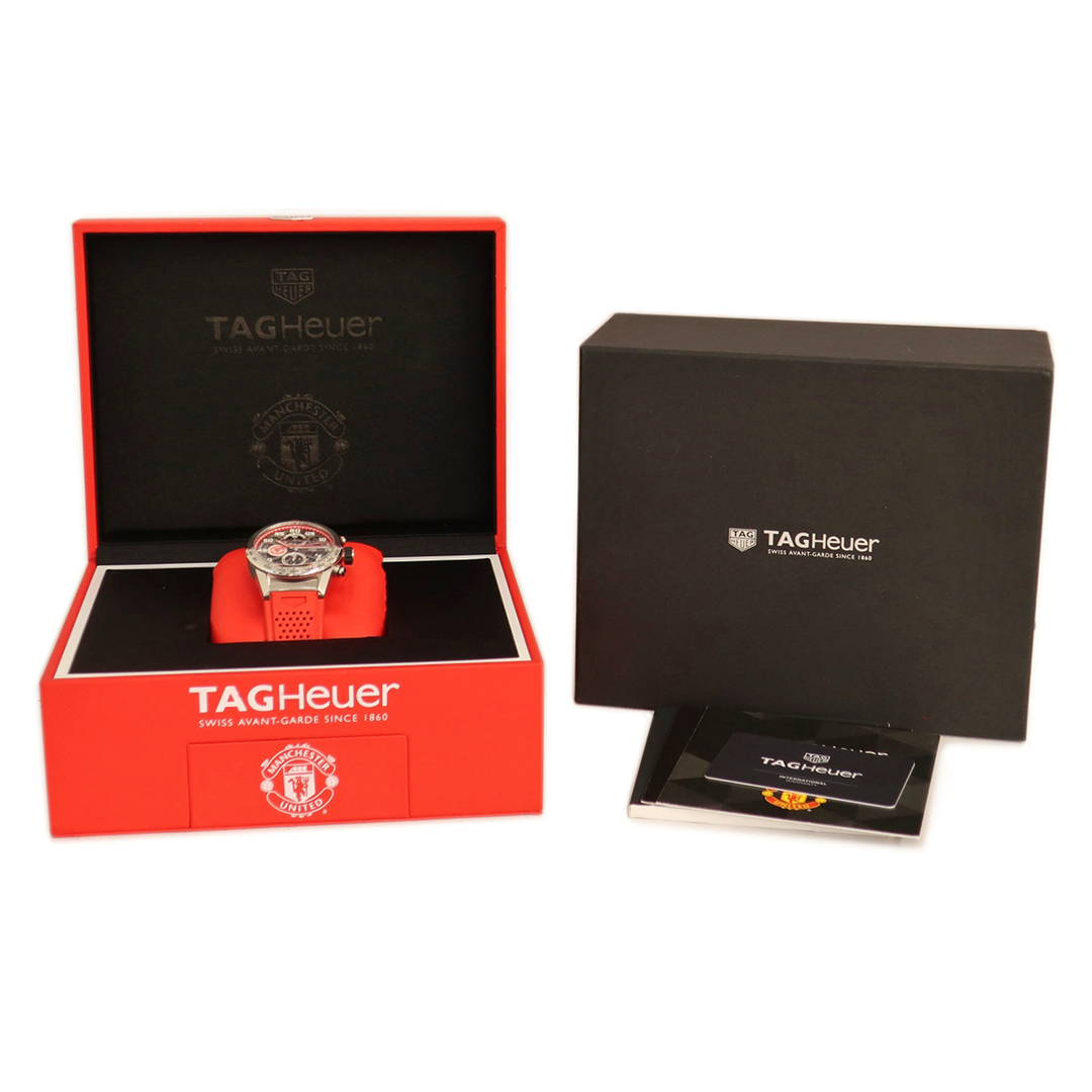 TAG Heuer(タグホイヤー)のタグホイヤー  カレラ ホイヤー01 クロノグラフ マンチェスターユナイ メンズの時計(腕時計(アナログ))の商品写真