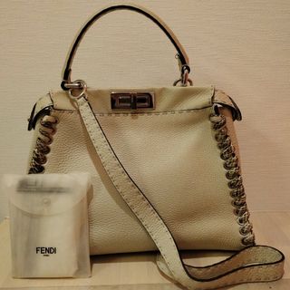 フェンディ(FENDI)のフェンディ レザー 2WAY ハンド ショルダー バッグ(ハンドバッグ)