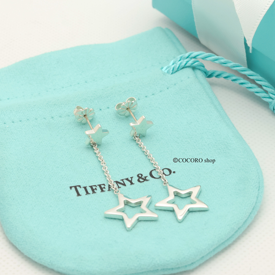 定番の星のピアスですTIFFANY\u0026Coスターリンク ドロップ ピアス