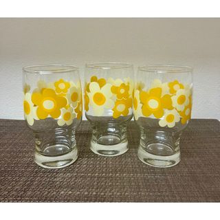 東洋佐々木ガラス - 昭和レトロ 佐々木硝子  花柄グラス 未使用品