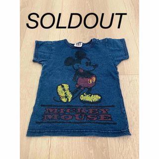 ジャンクストアー(JUNK STORE)のミッキー　半袖Tシャツ　90サイズ(Tシャツ/カットソー)