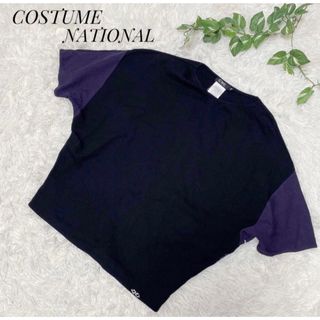 コスチュームナショナル(CoSTUME NATIONAL)のCOSTUME NATIONAL  コスチュームナショナル　半袖　Tシャツ　黒(Tシャツ(半袖/袖なし))