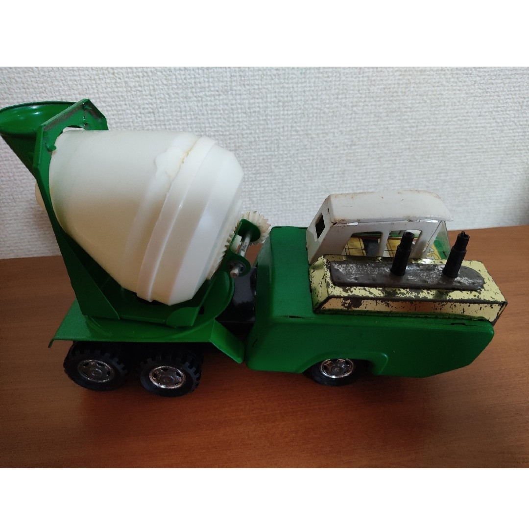 ミキサートラック MIXER TRUCK ブリキ 日本製 レトロ エンタメ/ホビーのおもちゃ/ぬいぐるみ(ミニカー)の商品写真