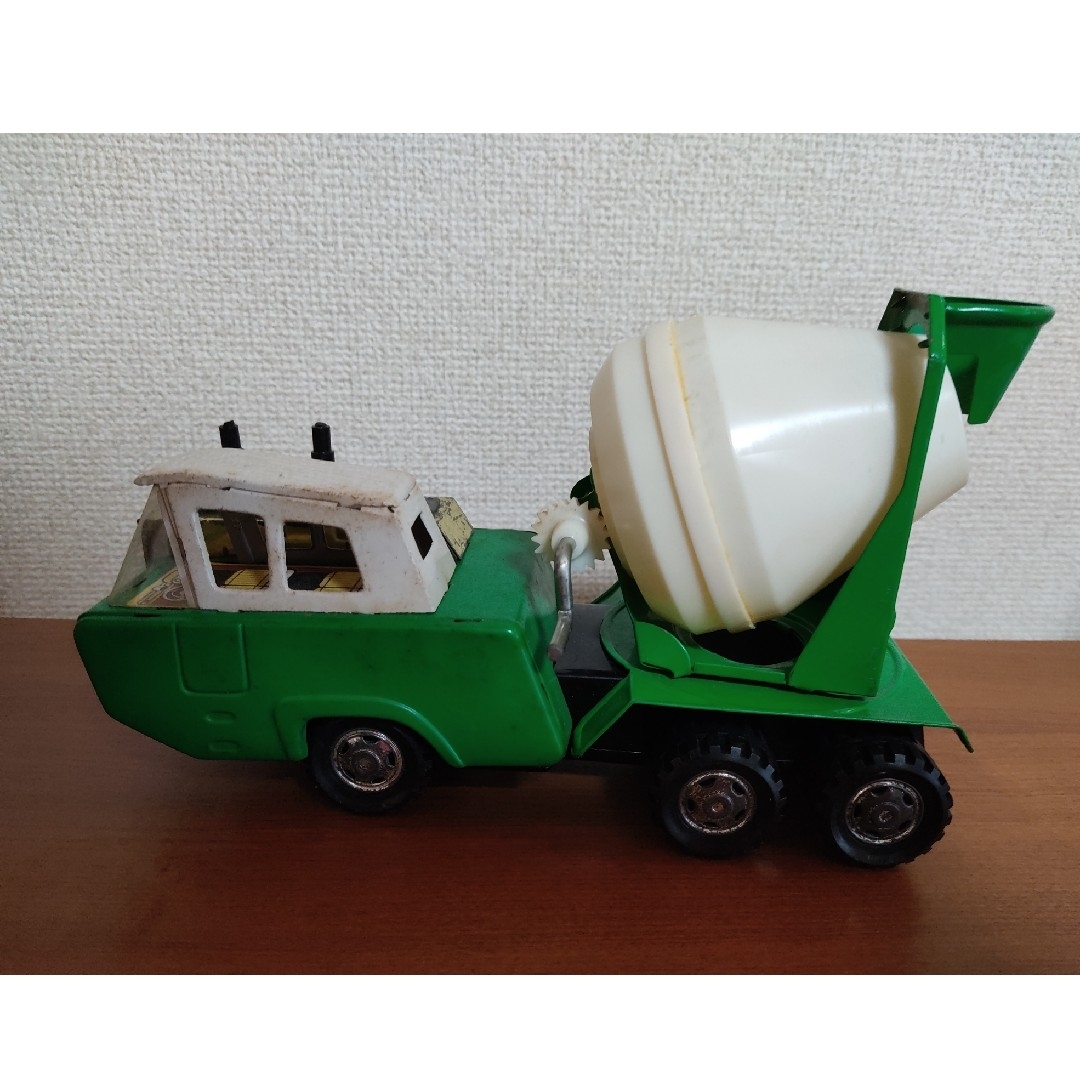 ミキサートラック MIXER TRUCK ブリキ 日本製 レトロ エンタメ/ホビーのおもちゃ/ぬいぐるみ(ミニカー)の商品写真