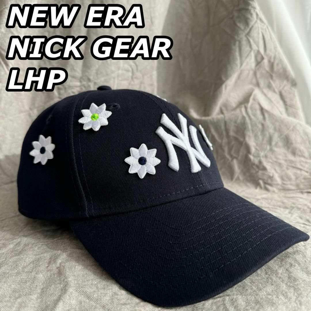 new era nick gear lhp コラボ 3Dflower キャップ