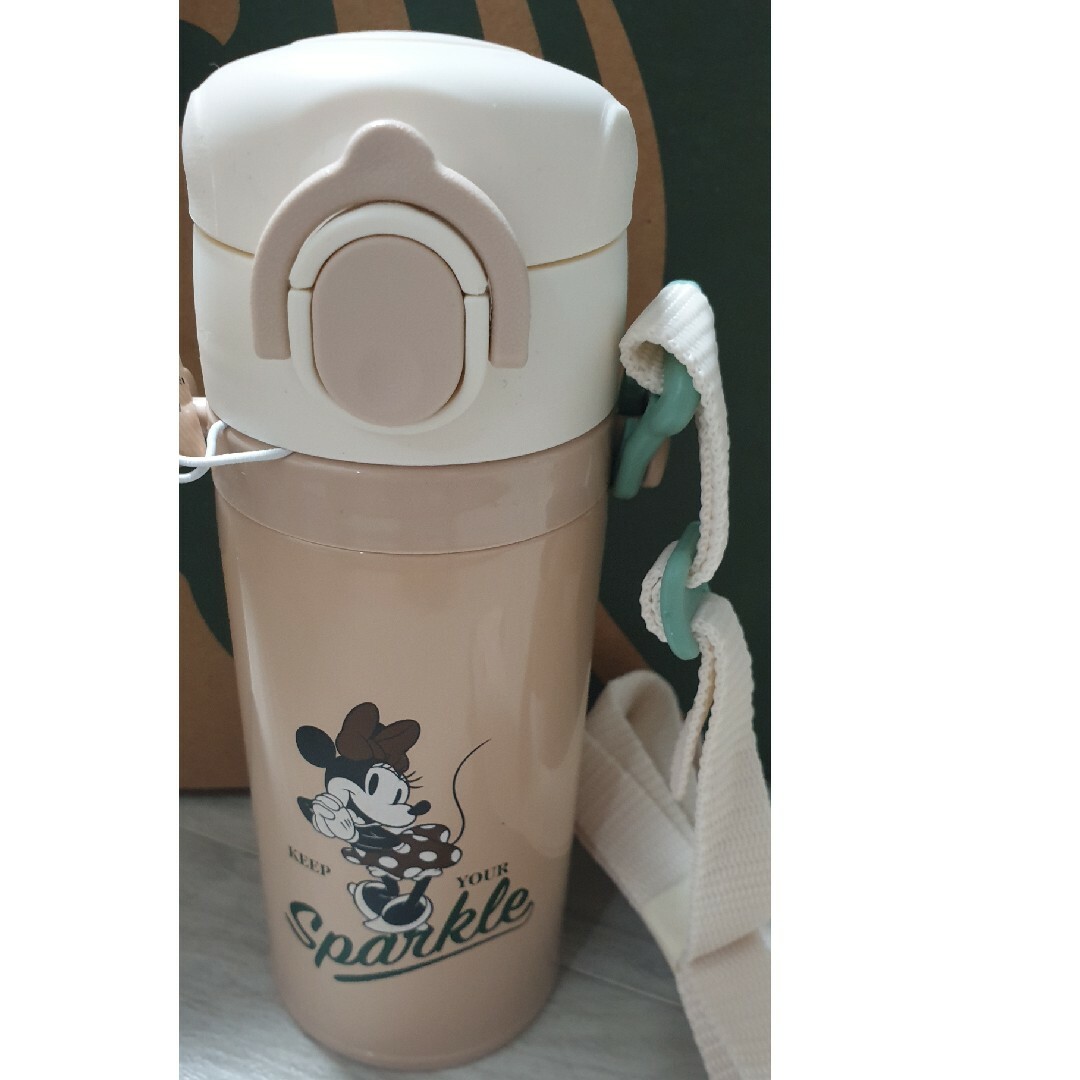 Starbucks(スターバックス)の韓国スタバ×ディズニーコラボ THERMOSミニー 350ml キッズ/ベビー/マタニティの授乳/お食事用品(水筒)の商品写真