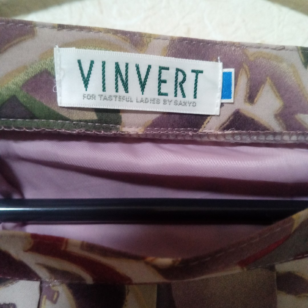 VINVERT(バンベール)のVINVERT レディース 薄手 ロングスカート パープル フリーサイズ レディースのスカート(ロングスカート)の商品写真