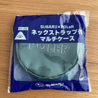 SUBARU×POLeR  ネックストラップ付きマルチケース(その他)