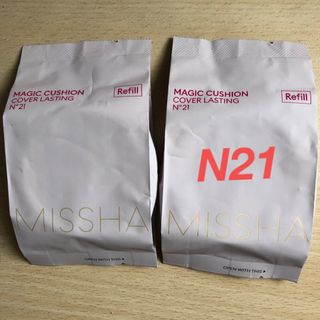 ミシャ(MISSHA)のミシャ　クッションファンデーション　カバーラスティング 21  リフィル(ファンデーション)