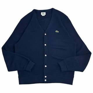 LACOSTE - ラコステ アーガイル柄 ウールニット ジップアップ 